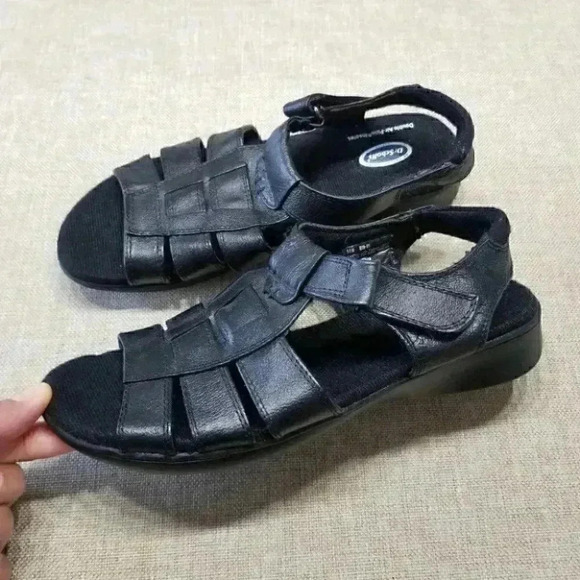 Dr.Scholl's Leather Strap Ankle Sandal Kids 5.5 - Picture 2 of 10